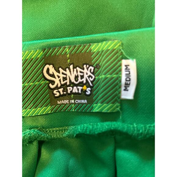 NWT Spencer's Adult Green Pleated St. Patrick's Day Skirt size Medium - Picture 5 of 7